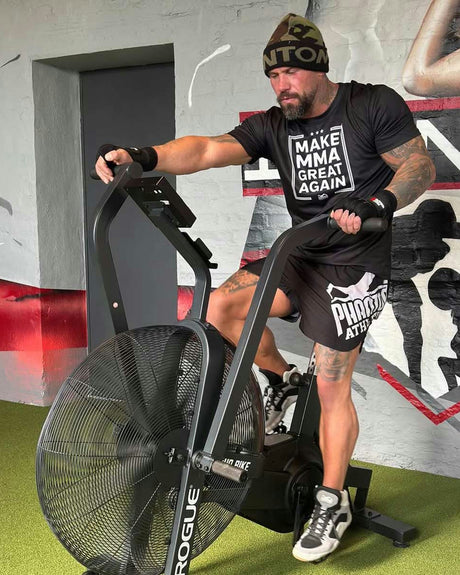Tricou de antrenament Phantom Athletics Trainingsshirt EVO Make MMA Great Again – Negru