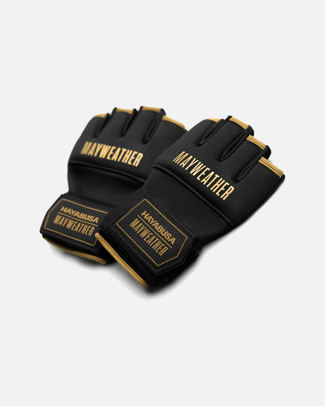 Sottoguanti Hayabusa x Mayweather Deluxe Quick Wraps – Nero/Oro
