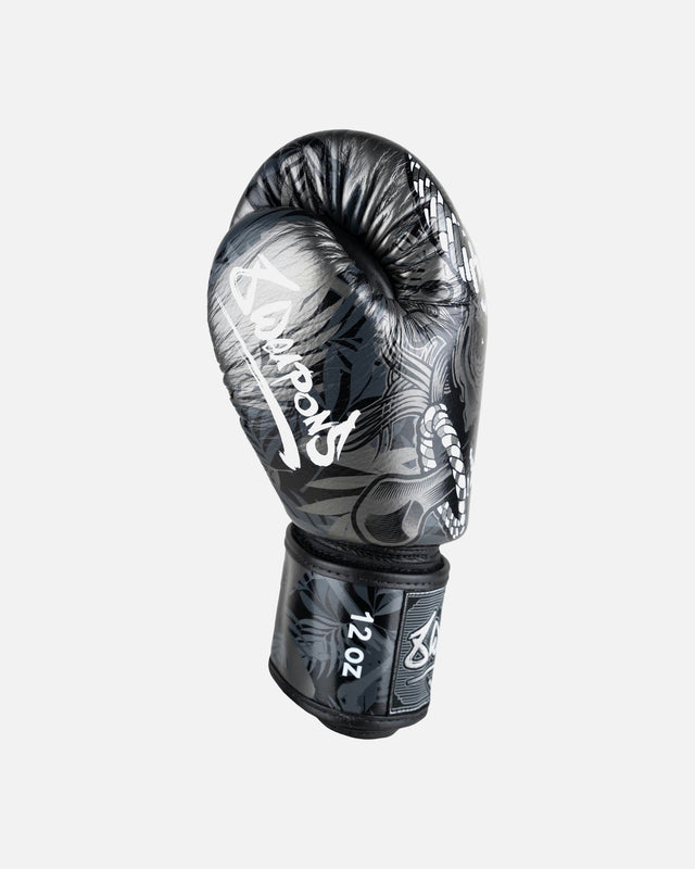 Guantes de boxeo 8 WEAPONS Bone Island – Negro