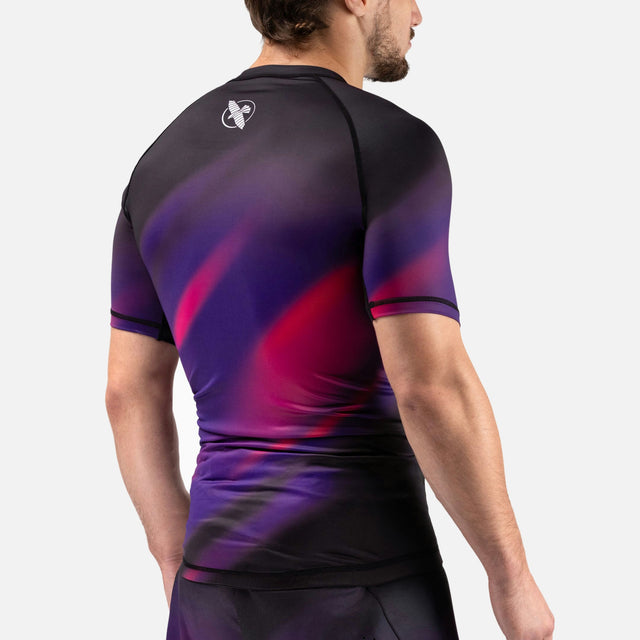 Hayabusa Rashguard Apex Nova Korte ærmer - Lilla