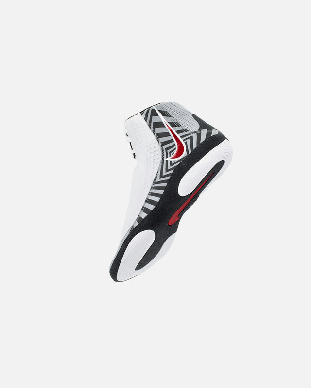 Chaussures de lutte Nike Inflict 4 SE – Blanc/Gris