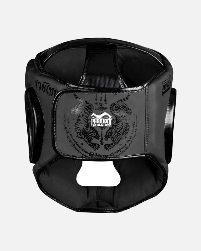 Chrániče hlavy Phantom Athletics Muay Thai – Černý