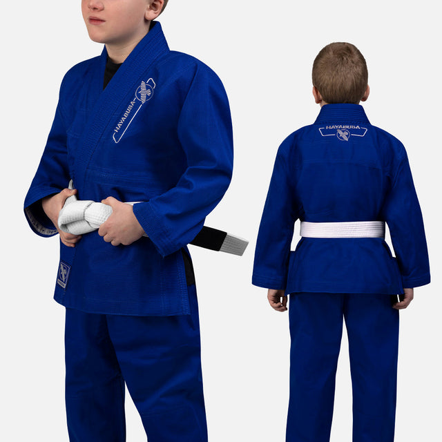 Kimono BJJ Hayabusa Essential – Copii – Albastru