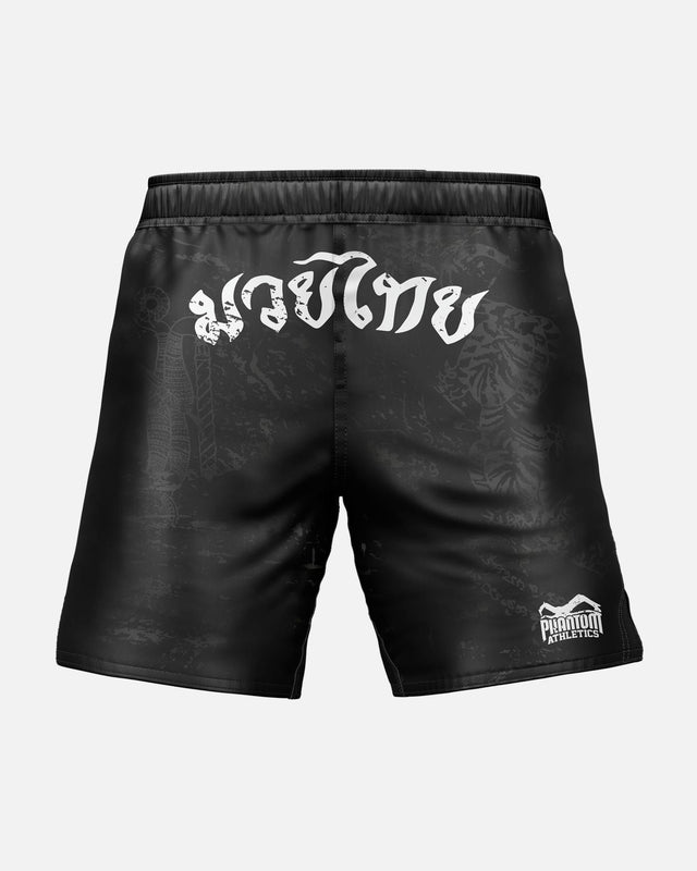 Muay Thai trenky Phantom Athletics EVO – Černé/Šedé
