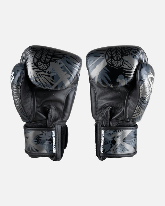 Guantes de boxeo 8 WEAPONS Bone Island – Negro