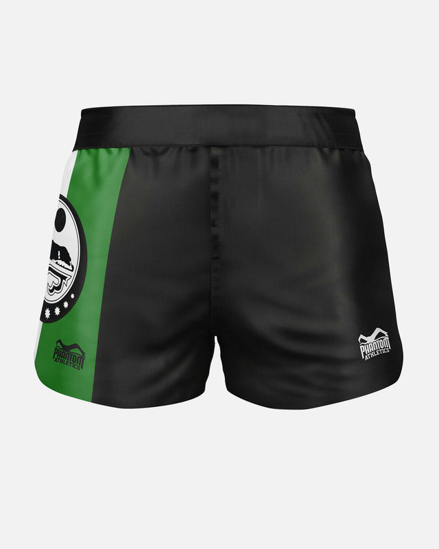 Shorts de MMA Phantom Athletics Fusion-R Team Chechnya – Noir/Vert