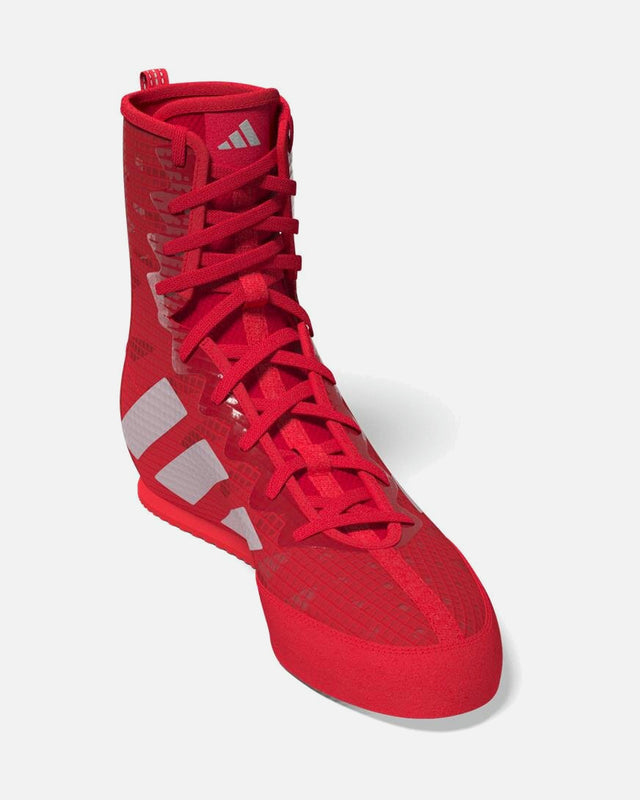 Ghete de box Adidas Box Hog 4 – Roșu/Alb