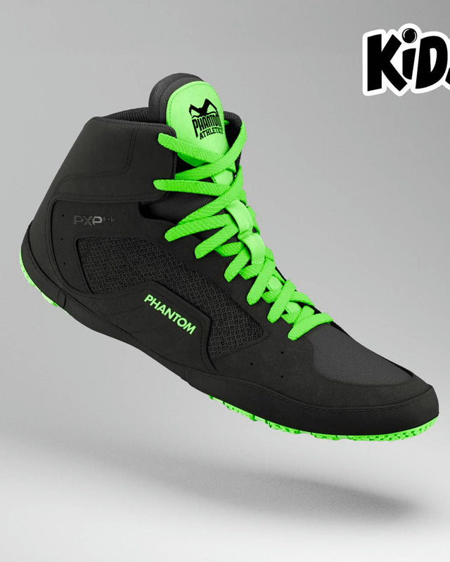Phantom Athletics Brottningsskor Tactic Barn – Neon Grön