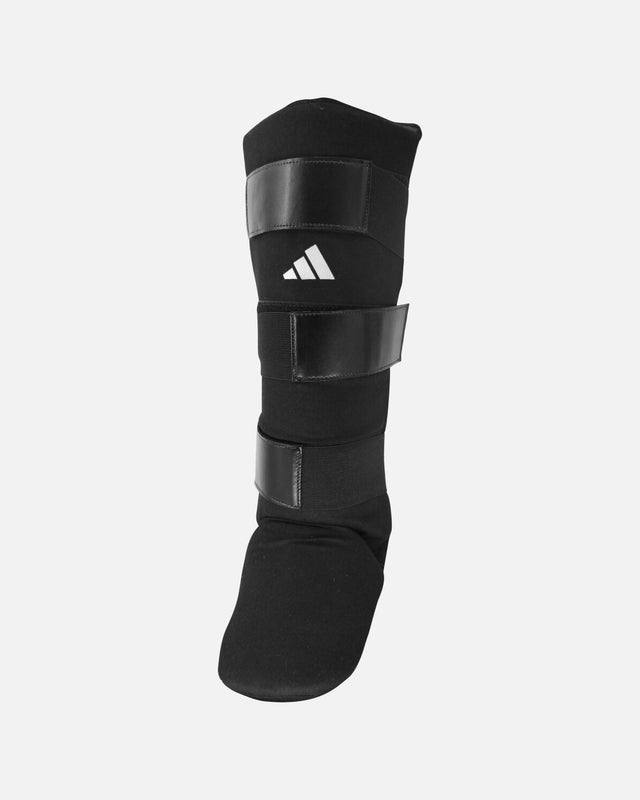 Tibiere Adidas Textile Shin Instep Guard – Negru/Alb
