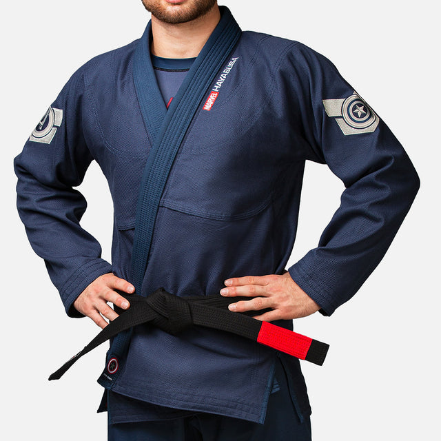 Marvel BJJ-gi Captain America – Blå