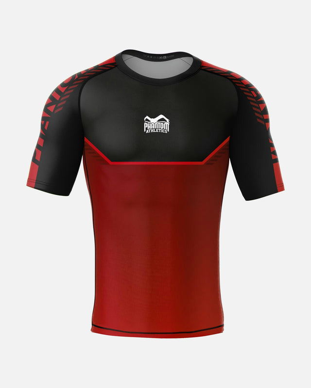 Phantom Athletics Rashguard EVO Apex Kurzarm – Rot