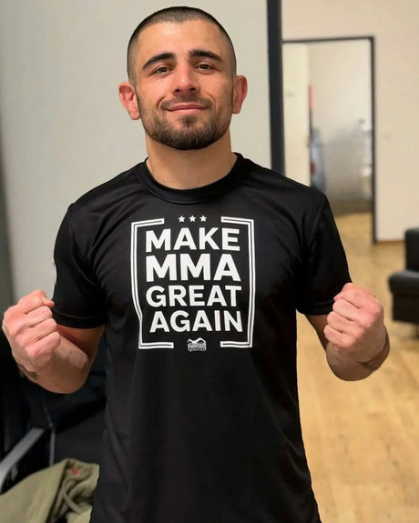 Tricou de antrenament Phantom Athletics Trainingsshirt EVO Make MMA Great Again – Negru