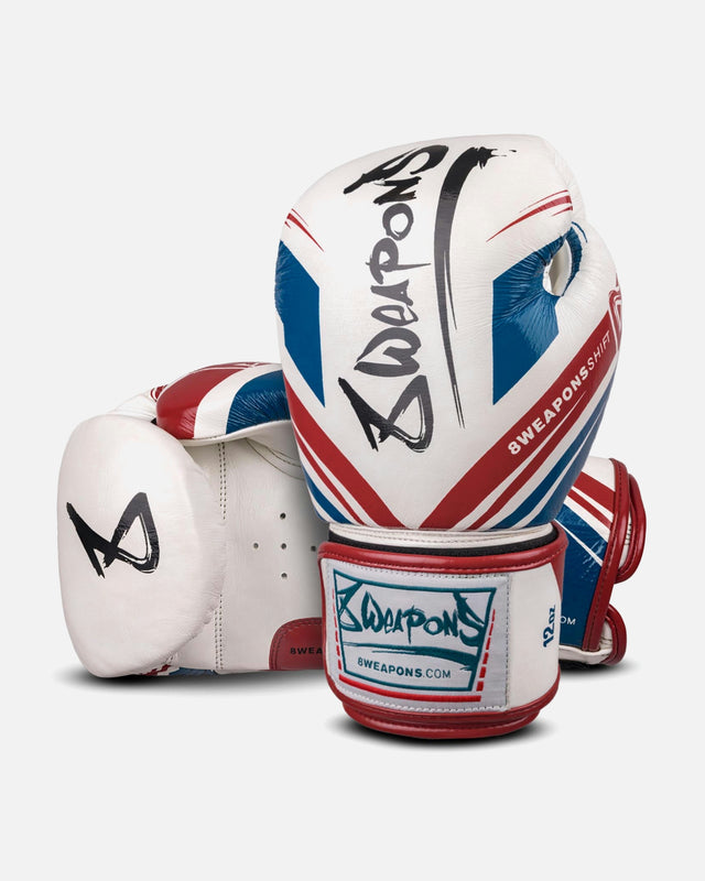 Gants de boxe 8 WEAPONS Shift – Blanc/Marine/Rouge