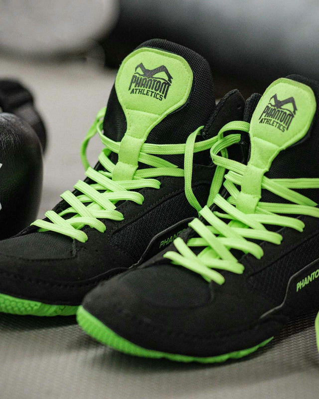 Phantom Athletics Brottningsskor Tactic Barn – Neon Grön