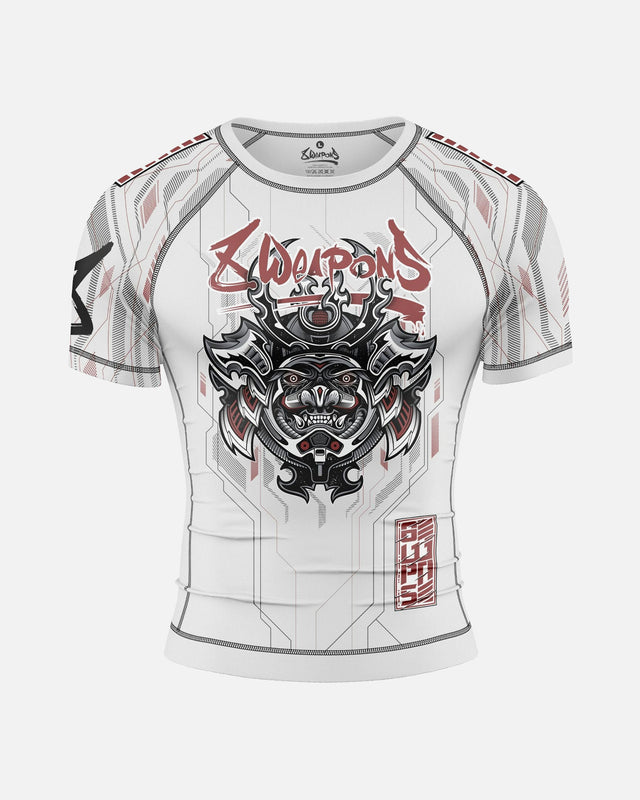 Rashguard 8 WEAPONS Samurai 2.0 – Bianco/Rosso