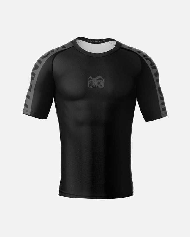 Phantom Athletics Rashguard EVO Apex Kurzarm – Schwarz/Grau