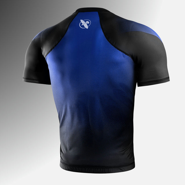 Hayabusa Rashguard Pro Ranked Kurzarm – Blau