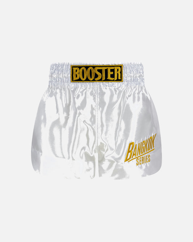 Shorts de Muay Thai Booster Bangkok – Blanc