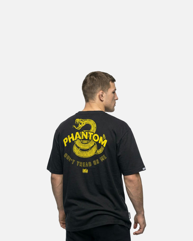 Phantom Athletics T-Shirt DON'T TREAD ON ME - Sort/Gul