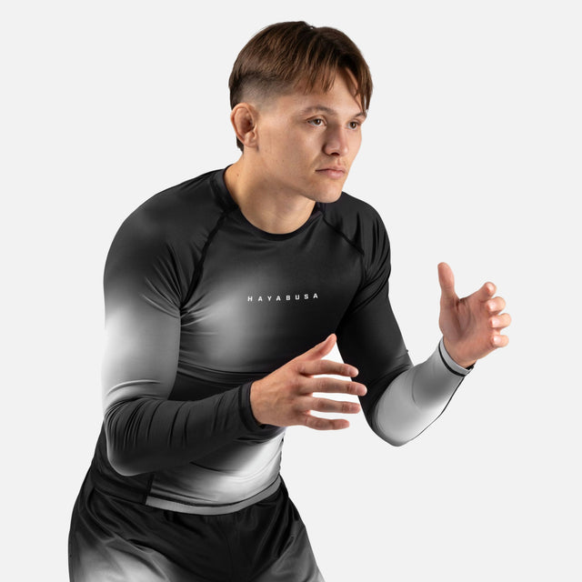 Hayabusa Rashguard Apex Nova Lange ærmer - Grå