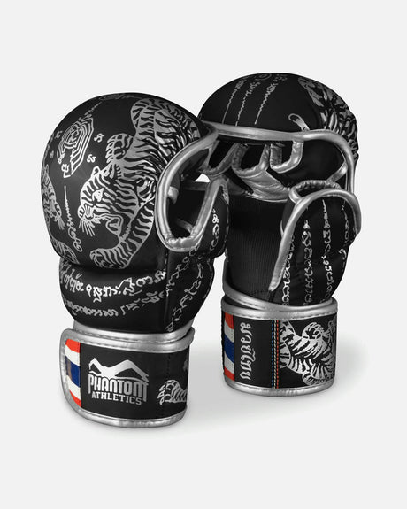 MMA sparingové rukavice Phantom Athletics Muay Thai – Černé/Zlaté