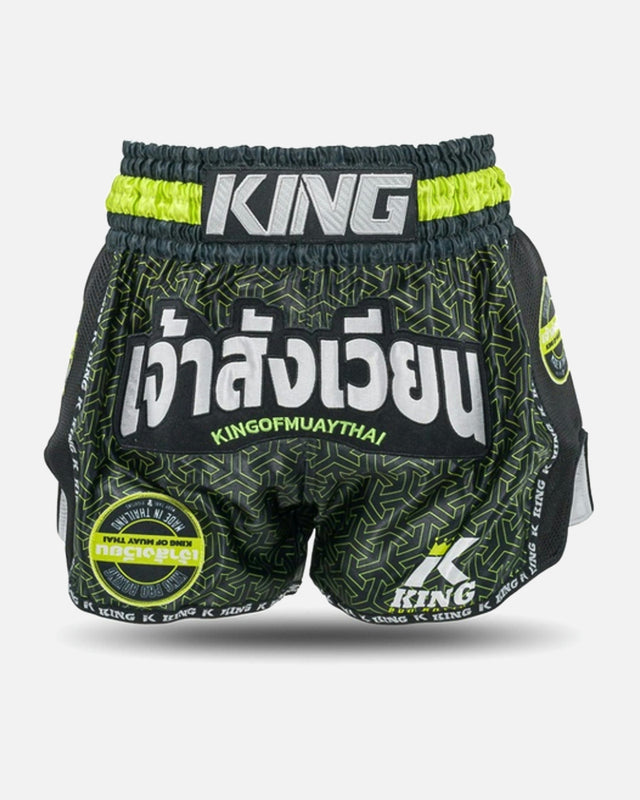 King Pro Boxing Muay Thai Shorts Origin – Black