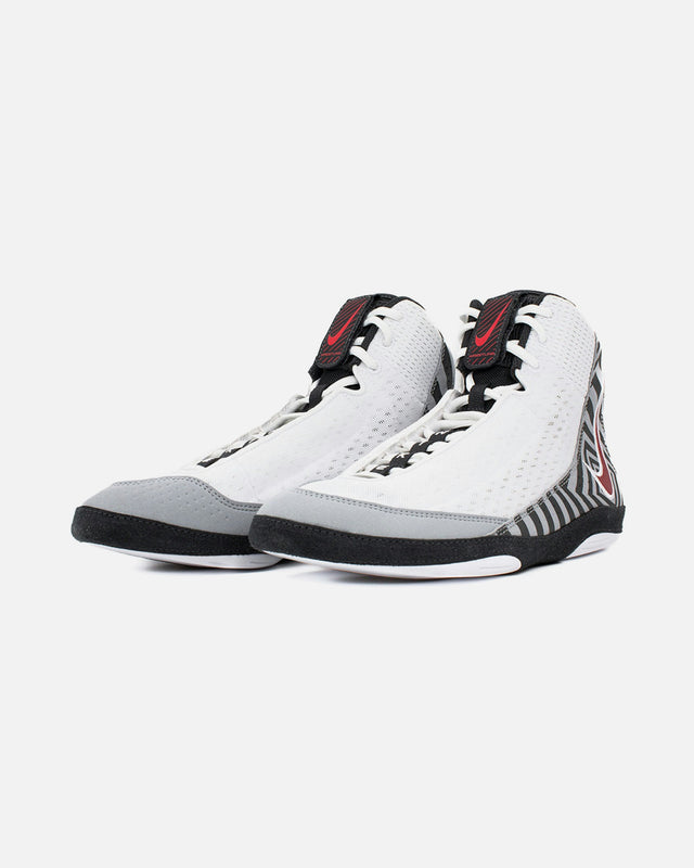 Chaussures de lutte Nike Inflict 4 SE – Blanc/Gris