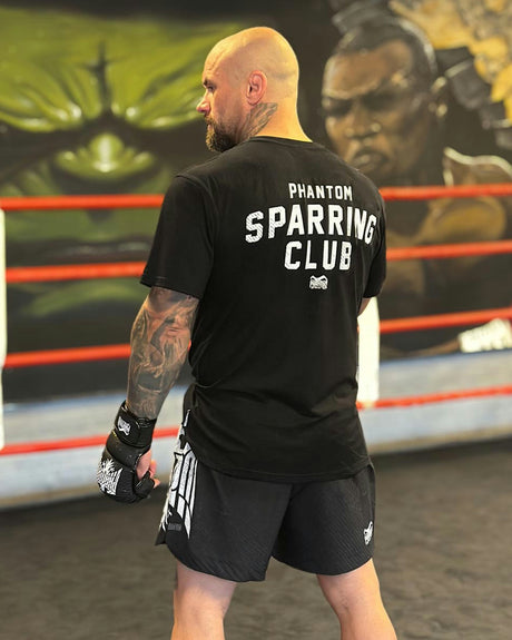 T-shirt Phantom Athletics Sparring Club Oversize Heavy – Nero