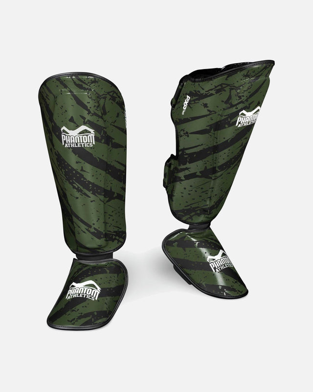Espinilleras Phantom Athletics Camo Tiger – Gris