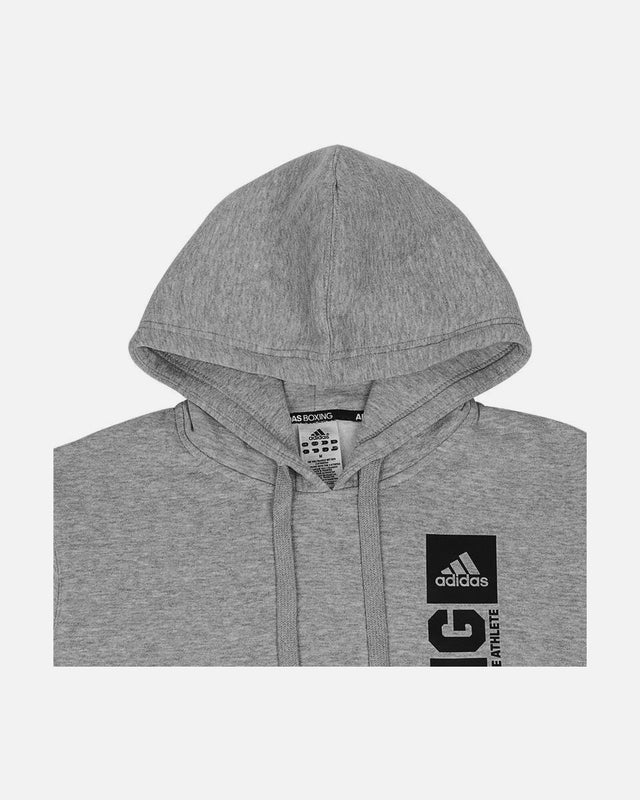 Sudadera Adidas Community Vertical Boxing – Gris/Negro