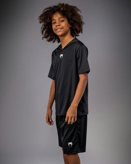 Venum Hoodie Elite ärmelloses Kindermodell – Schwarz