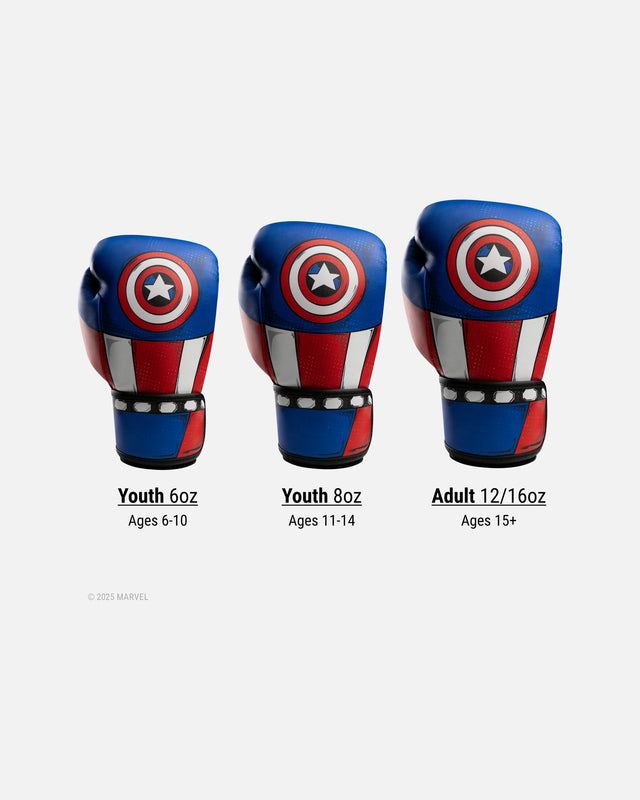 Hayabusa Boxningshandskar Captain America - Röd/Vit/Blå