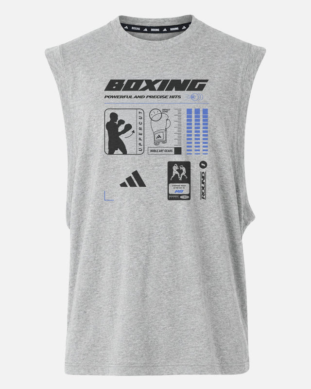T-shirt Adidas Boxing Graphic Line SL – Grigio