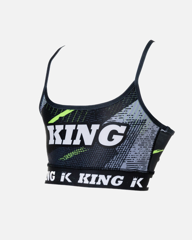 King Pro Boxing Sport Bh Shadow til kvinder - Sort