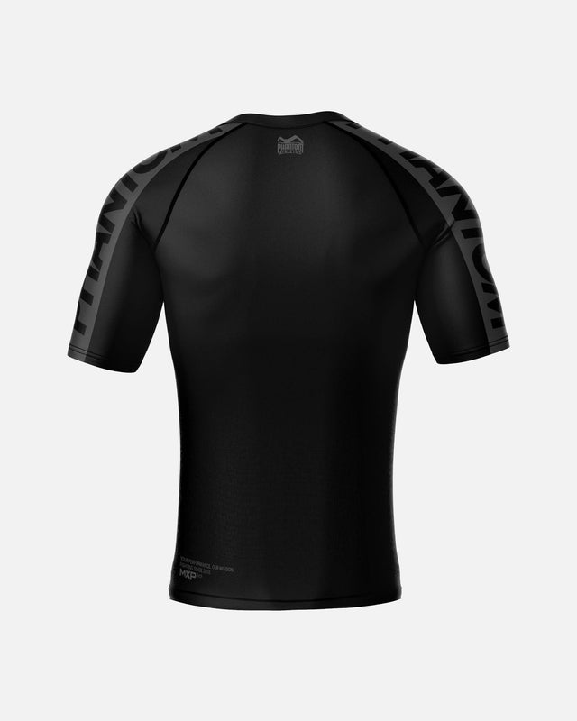 Phantom Athletics Rashguard EVO Apex Kurzarm – Schwarz/Grau