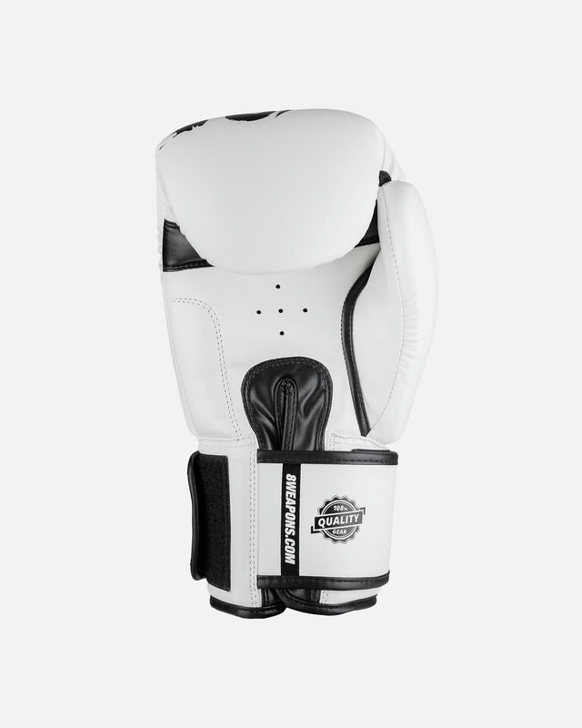 Gants de boxe 8 WEAPONS Unlimited 2.0 – Blanc/Noir