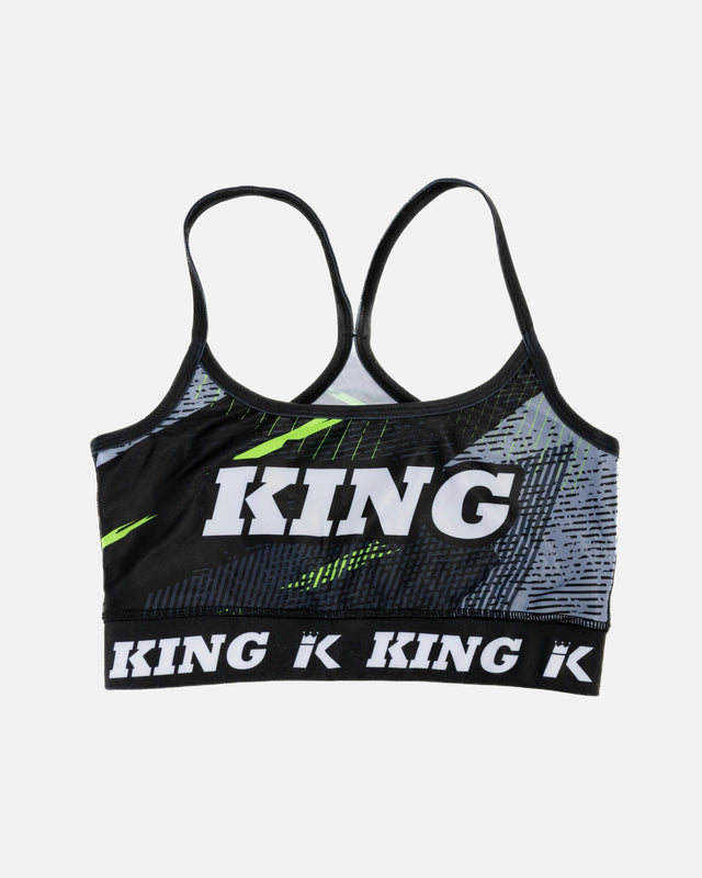 King Pro Boxing Sport Bh Shadow til kvinder - Sort