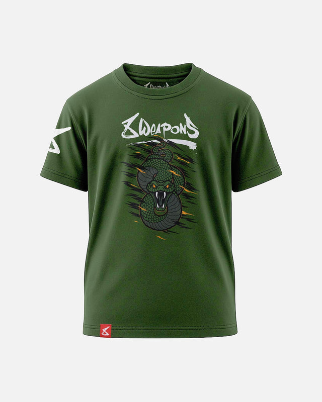 Camiseta 8 WEAPONS Beastial Viper – Caqui