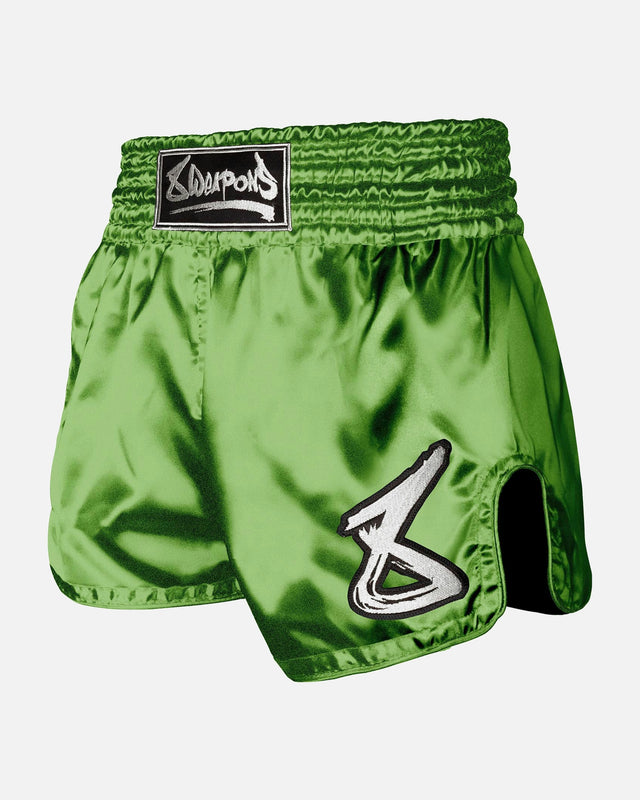 Spodenki Muay Thai 8 WEAPONS Strike – Zielone