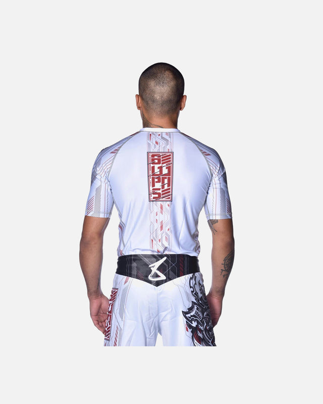 Rashguard 8 WEAPONS Samurai 2.0 – Bianco/Rosso