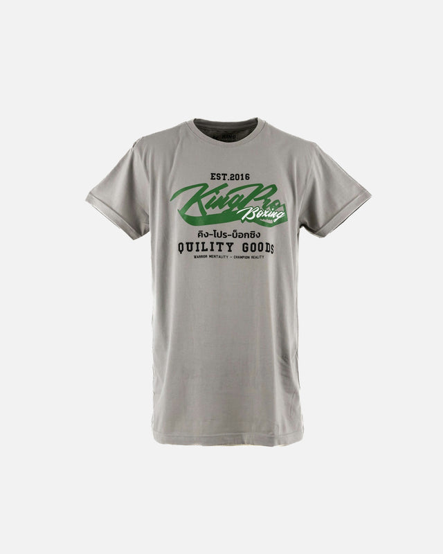 King Pro Boxing T-shirt Signature – Grå