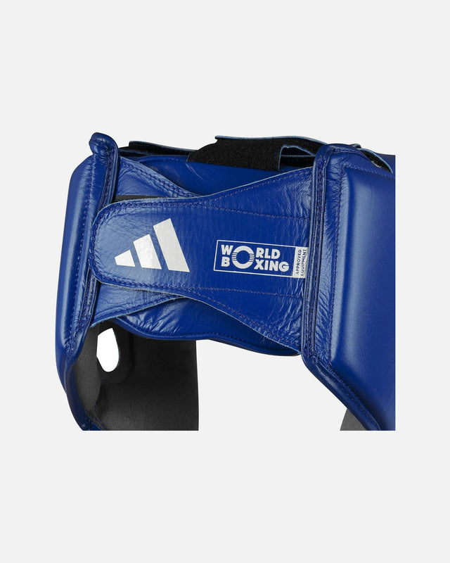 Chránič hlavy Adidas World Boxing – Modrý