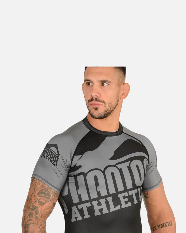 Rashguard Phantom Athletics Supporter – Noir/Gris