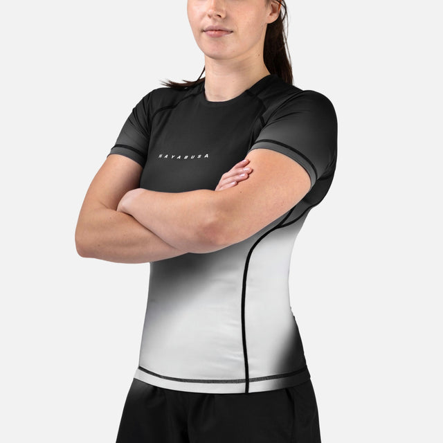 Hayabusa Rashguard Apex Nova Kortærmet Damer - Grå