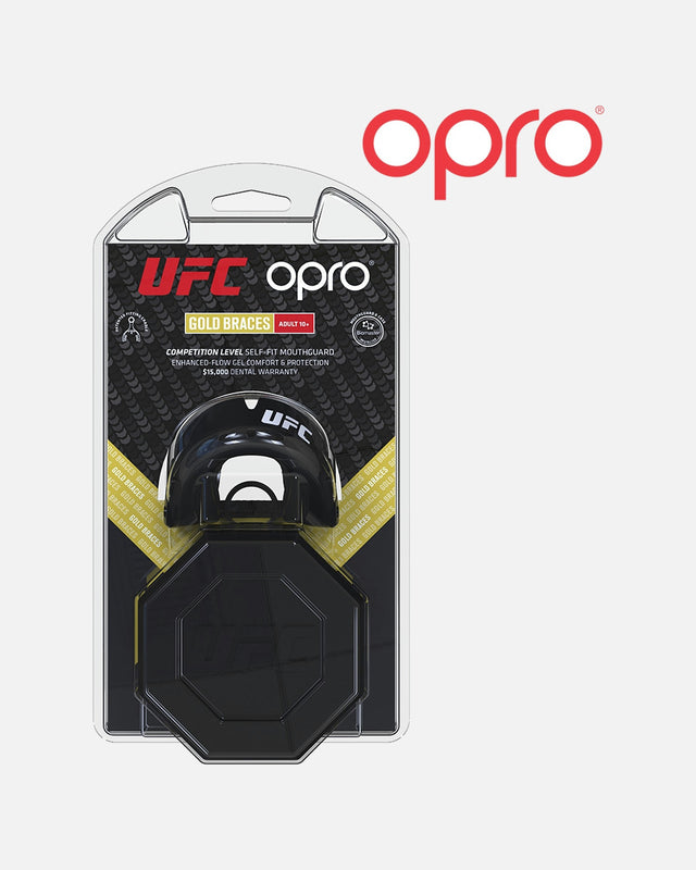 Proteză dentară OPRO Gold Braces – Negru