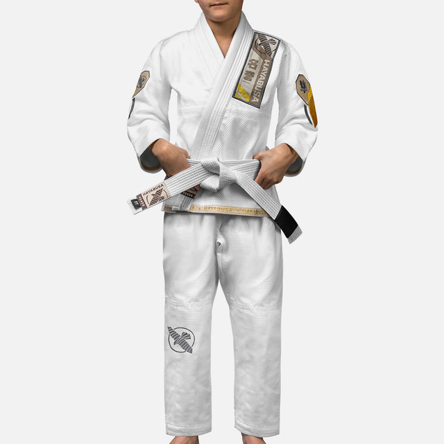 Hayabusa BJJ-Gi Ascend Kinder – Weiß