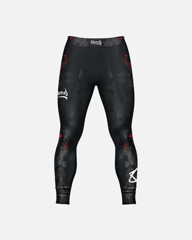 Shorts de compression 8 WEAPONS Hit 2.0 – Noir/Rouge