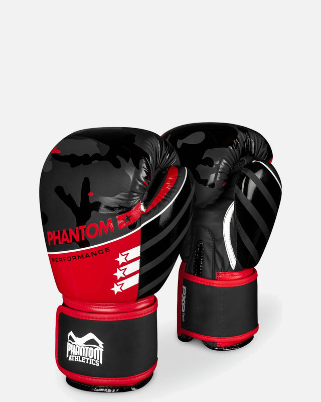 Guantes de boxeo Phantom Athletics Raider – Rojo/Negro