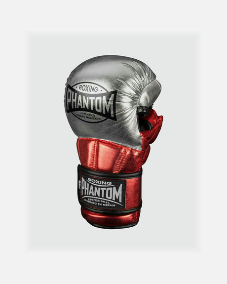 Phantom Athletics MMA-handsker Mexico – Sølv/Rød