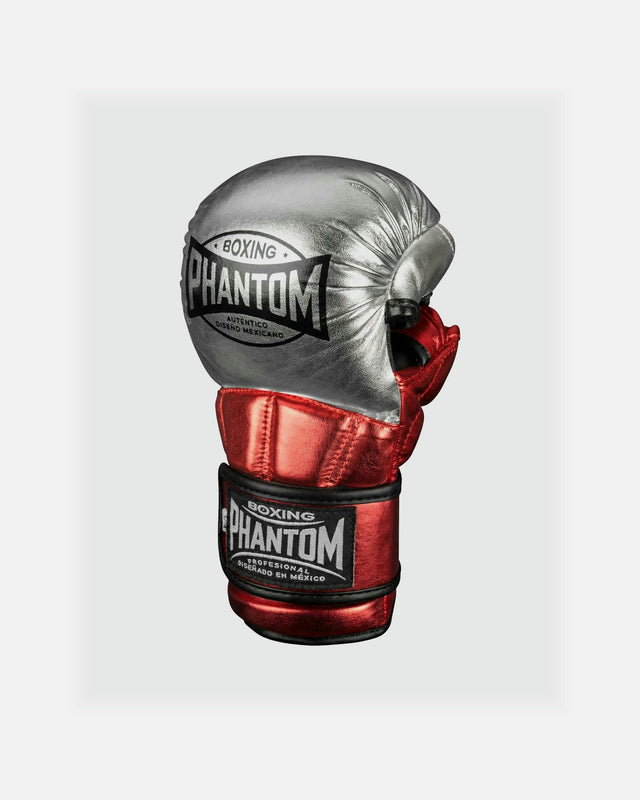 Phantom Athletics MMA-handsker Mexico – Sølv/Rød